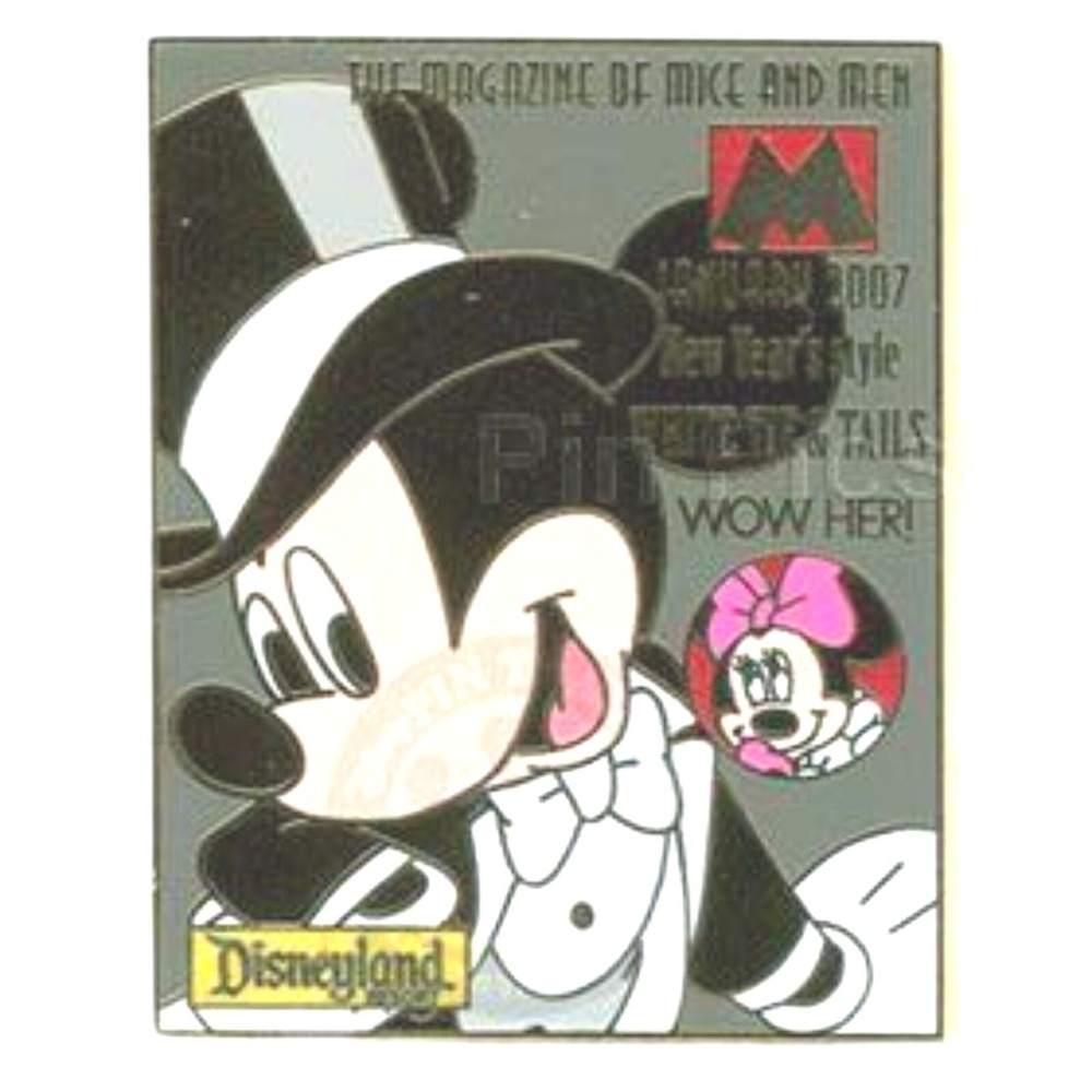 Disney Pin Mickey Mouse M Magazine Collection 2007 January LE 1000 51866 DLR